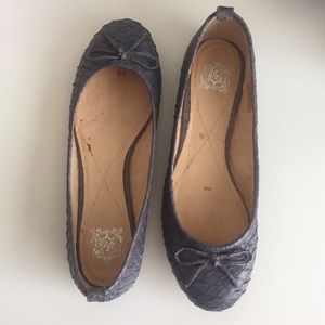 Jeffrey Campbell Indigo Embossed Ballet Flats Sz 9